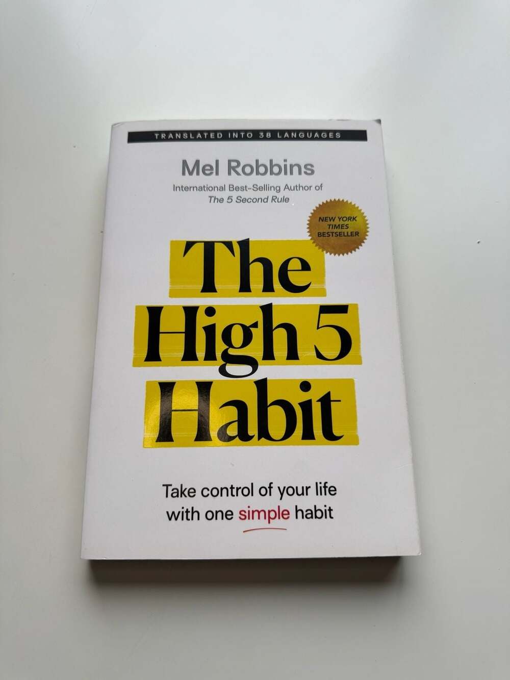 Mel Robbins The High 5 Habit Paperback Book
